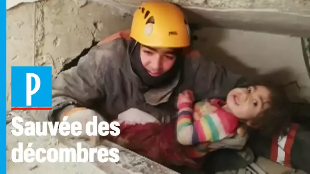 En Turquie, une petite fille sauvée des décombres après le séisme