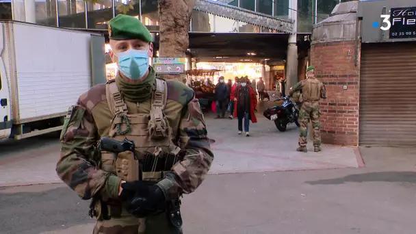 Terrorisme : la force Sentinelle renforcée dans les rues de Rouen