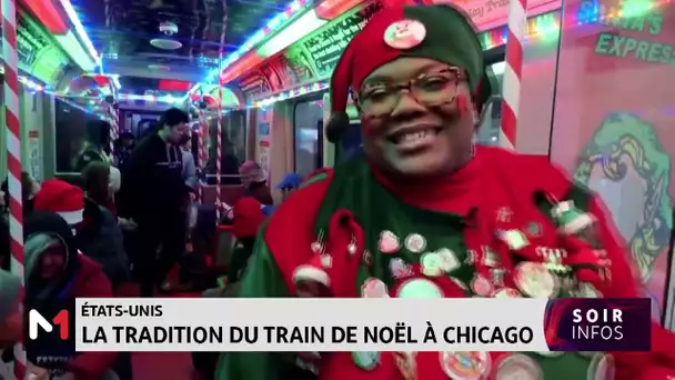 Etats-Unis: La tradition du train de Noël à Chicago