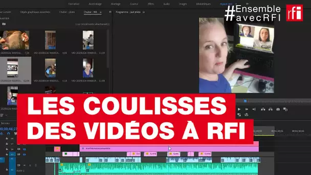 Les coulisses de la vidéo confinée à RFI - #EnsembleavecRFI