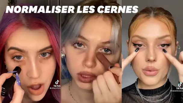 Sur TikTok, ce nouveau challenge consiste à se dessiner de faux cernes sous les yeux