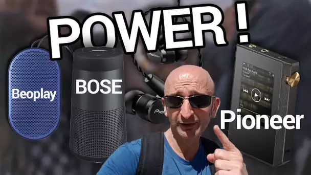 Tests  : enceintes Bose Revolve et Beoplay P2, écouteurs et baladeur Pioneer ! (Power 141)