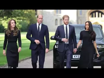 Mort d'Elizabeth II : les princes William et Harry, Kate et Meghan ensemble pour un bain de foule