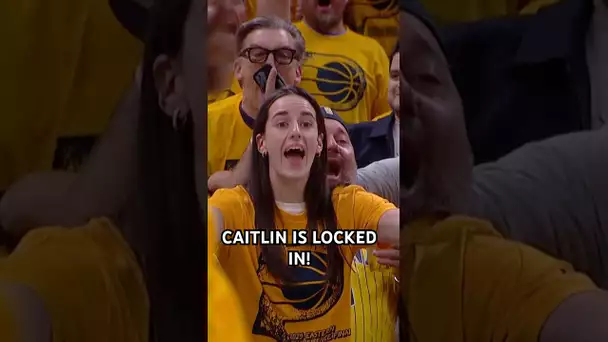 Thomas Bryant hits a three and Caitlin Clark is loving it