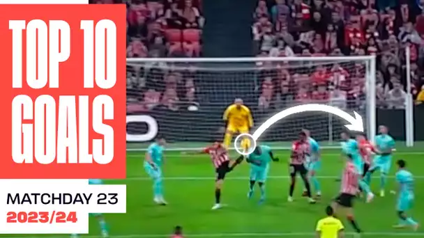 ¡El REMATE IMPREVISIBLE de YURI! Los MEJORES 10 GOLES de la JORNADA 23 🔥