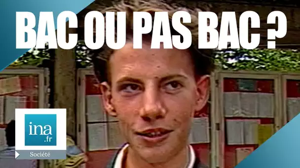 Les réactions aux résultats du Bac... Il y a 30 ans ! | Archive INA