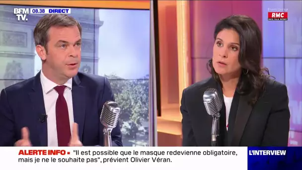 Véran : "Le virus circule trop pour que nous levions  l'obligation vaccinale chez les soignants"