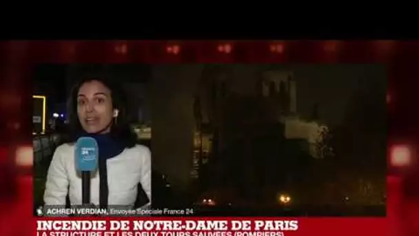 Incendie de Notre-Dame de Paris : 400 sapeurs pompiers toujours mobilisés