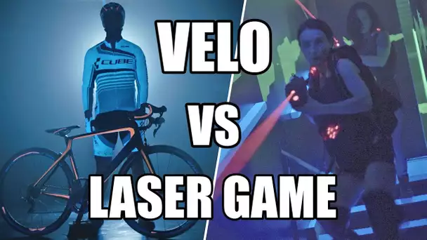 Défi : il s'échappe d'un LASER GAME en VELO ! (feat. Aurélien Fontenoy)