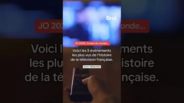 Voici les 5 événements les plus vus de l'histoire de la télévision française #paris2024