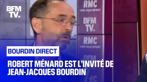 Robert Ménard face à Jean-Jacques Bourdin en direct