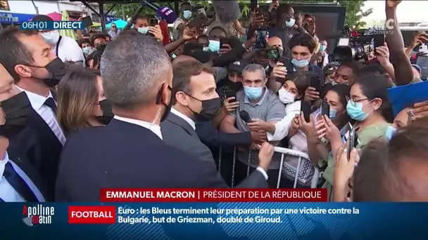 « Il ne faut rien céder à la violence » : après la gifle, Emmanuel Macron refuse la "bêtise"