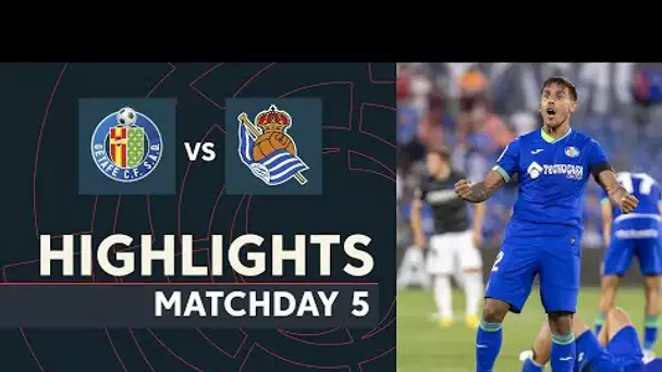 Resumen de Getafe CF vs Real Sociedad (2-1)