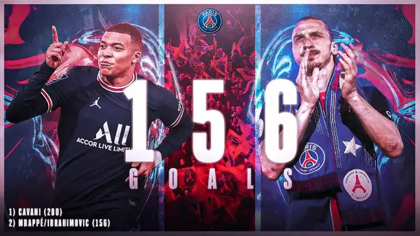 1️⃣5️⃣6️⃣ goals for Kylian Mbappé ❤️💙