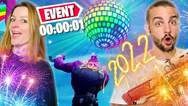 ON FETE LA NOUVELLE ANNEE 2022 SUR FORTNITE AVEC L'EVENEMENT ! FORTNITE DUO FR