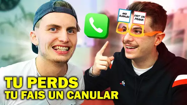 TU PERDS À CE JEU = tu fais un canular au téléphone (ça tourne pas mal) avec. @Dylan Del Rey