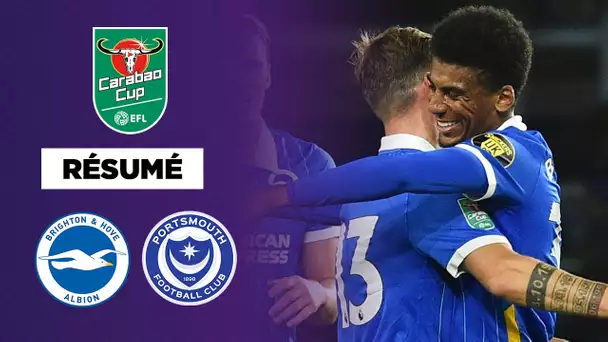 Résumé : Brighton ne fait qu'une bouchée de Portsmouth !