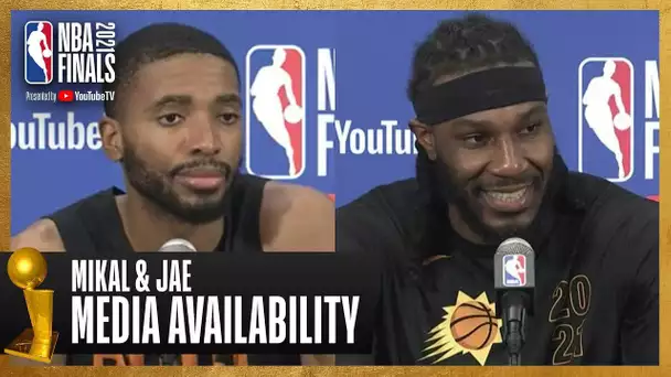 Mikal Bridges & Jae Crowder #NBAFinals Media Availability | July 16th, 2021