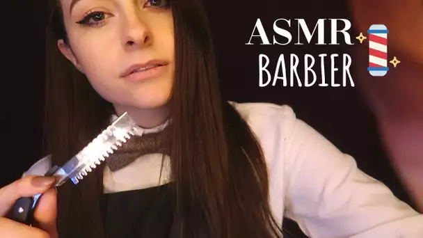 ASMR FRANCAIS ⚪️ RP BARBIER 💈 (coiffure, rasage, massage...)