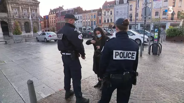 Organisation des patrouilles de contrôles pour le confinement à Roubaix