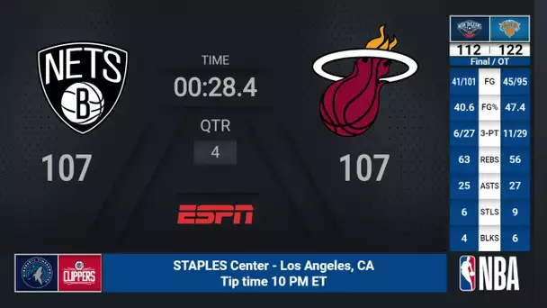 Pelicans @ Knicks | NBA on ESPN Live Scoreboard
