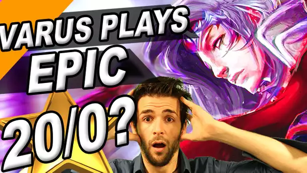 VARUS MID 20/0? GOD PLAYS !  EPIC Game VARUS SKYYART League Of Legends