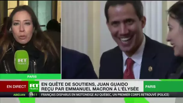 «Une honte que la France le reçoive» : les pro-Maduro réagissent à la réception de Guaido à l'Elysée