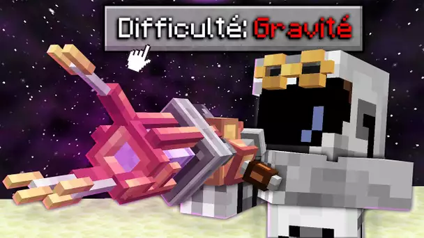 J'ai installé un mod de Gravité réaliste sur Minecarft !