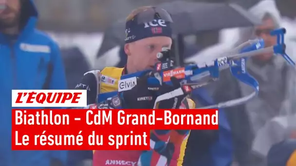 Le résumé du sprint du Grand-Bornand - Biathlon - CM (H)