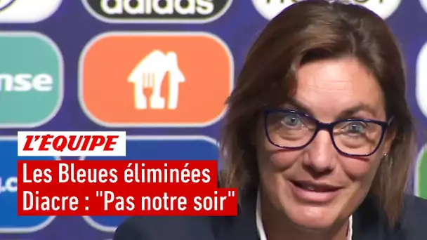 La réaction de Corinne Diacre après l'élimination des Bleues : "On a tout donné et ça n'a pas payé"