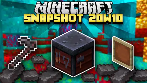 Minecraft Snapshot 20w10 - Houe enchantée & Table de forgeron