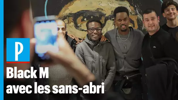 Black M à la rencontre des sans-abri