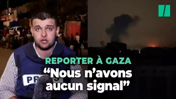 "Dites au monde que nous sommes isolés" : l'appel de ce journaliste en plein black-out à Gaza