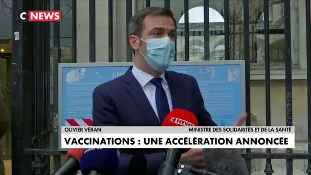 Olivier Véran annonce une nette accélération des vaccinations