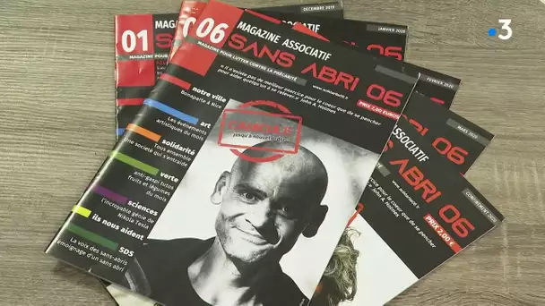 A Nice, l'association Solidarité 06  publie un journal distribué par et pour les SDF