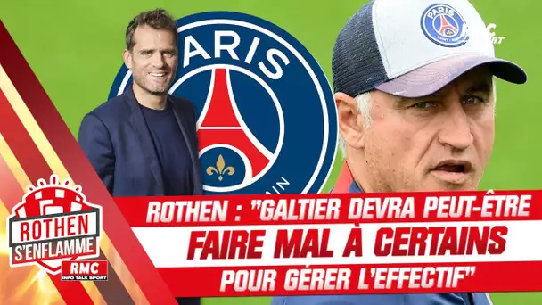 PSG : "Dans la gestion de l'effectif, Galtier sera obligé de faire mal à certains" analyse Rothen