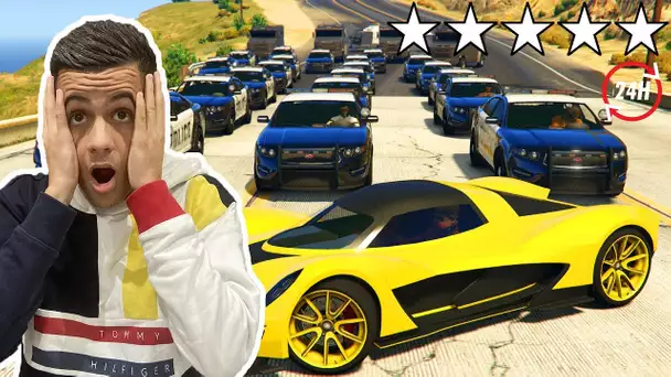 SURVIVRE 24H AVEC 5 ETOILES SUR GTA 5 EN TEAM !