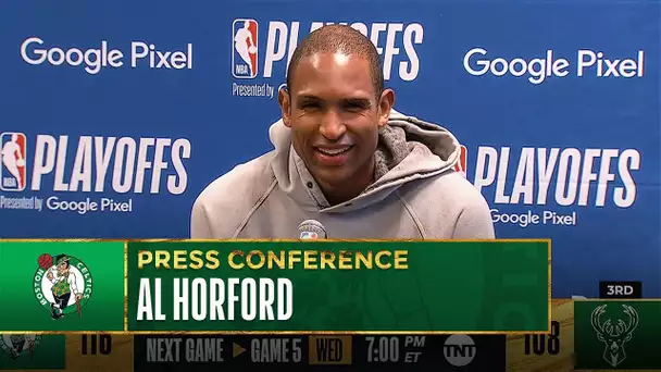 Al Horford Talks Playoff Career-High, Celtics Game 4 Win