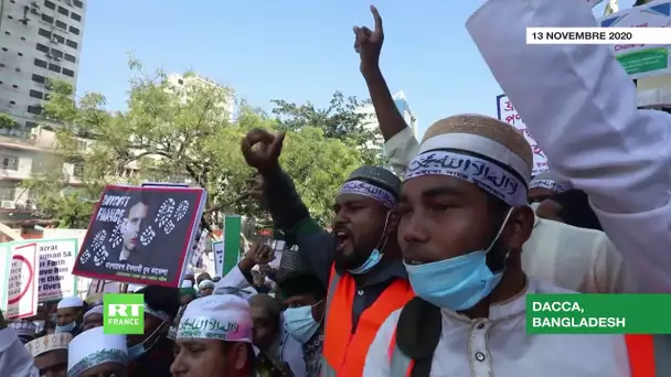 Bangladesh : des manifestants appellent au boycott des produits français