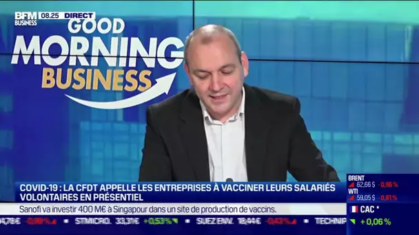 Laurent Berger (CFDT) : La CFDT appelle à la vaccination des salariés volontaires en présentiel