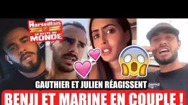 BENJI ET MARINE EN COUPLE DANS LES MARSEILLAIS VS MONDE ?! 😱💕 GAUTHIER ET JULIEN GUIRADO RÉAGISSENT