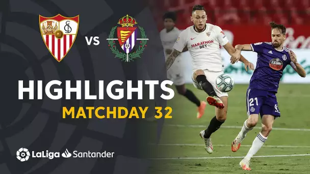 Highlights Sevilla FC vs Real Valladolid (1-1)