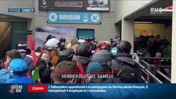 File d'attente au télécabine: le "couac" de la station de ski de Verbier, en Suisse