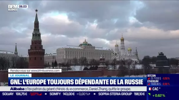 GNL: l'Europe toujours dépendante de la Russie