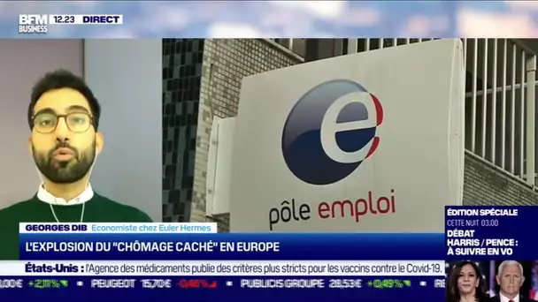 Georges Dib (Euler Hermes) : L'explosion du "chômage caché" en Europe