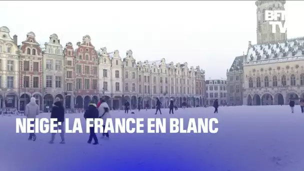 Neige: la France en blanc