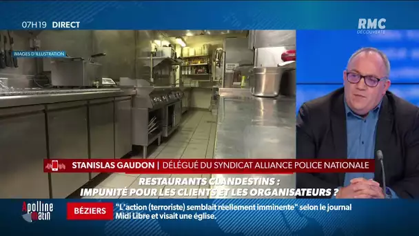 Stanislas Gaudon révèle le nombre de restaurants clandestins recensés