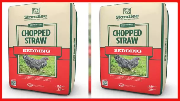 Standlee Hay Company Wheat or Barley Chopped Straw for Animal Bedding