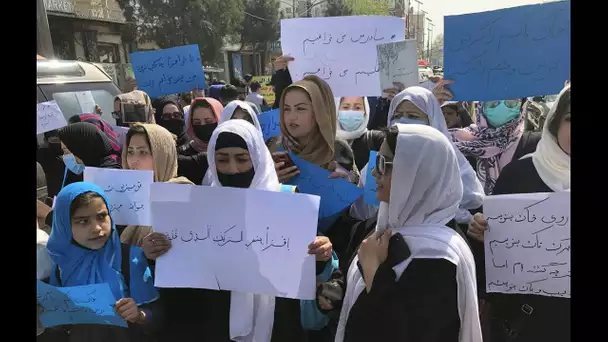 Afghanistan: Des femmes veulent manifester si les écoles pour filles ne rouvrent pas