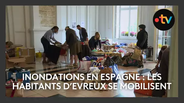 Inondations en Espagne : le premier convoi d'aide de la ville d'Evreux est prêt